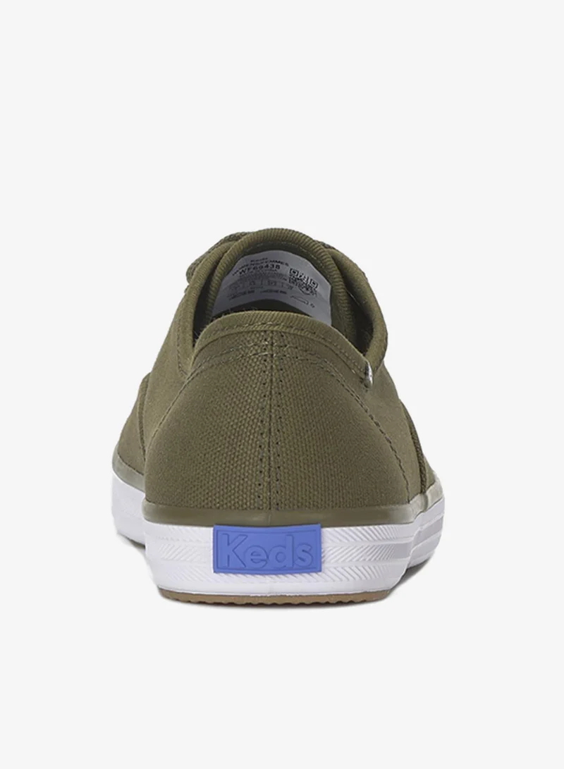 Keds Keds Women's Champion Canvas Lace Up  Casual Sneaker Green